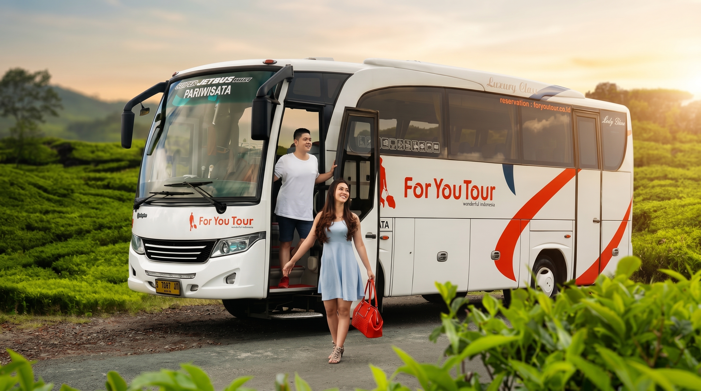 Armada Bus Pariwisata ForYouTour Bandung