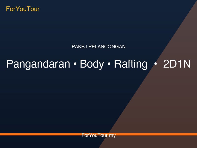 Pangandaran Body Rafting Citumang